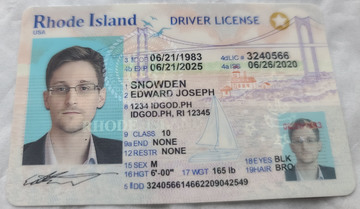 Premium Rhode Island Fake IDs with Holograms & UV Security