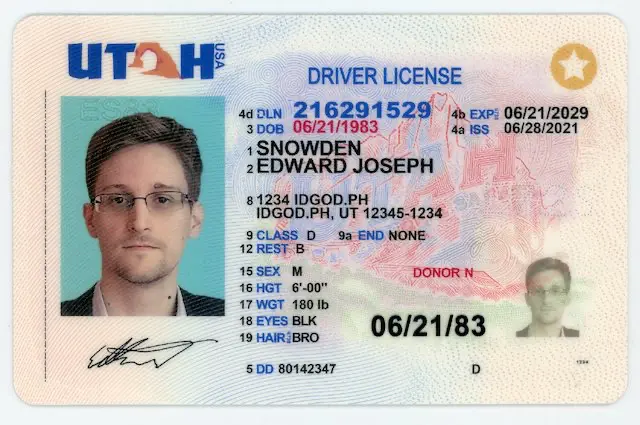 Premium Utah Fake IDs with Holograms & UV Security
