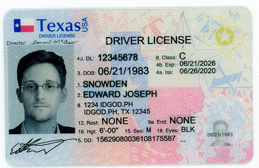 Premium Texas Fake IDs with Holograms & UV Security